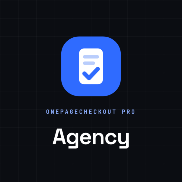 OnePageCheckout Pro — agency OnePageCheckout Pro — Agency